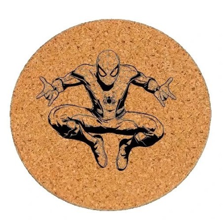 Dessous de plat en liège ou décoration - Spiderman