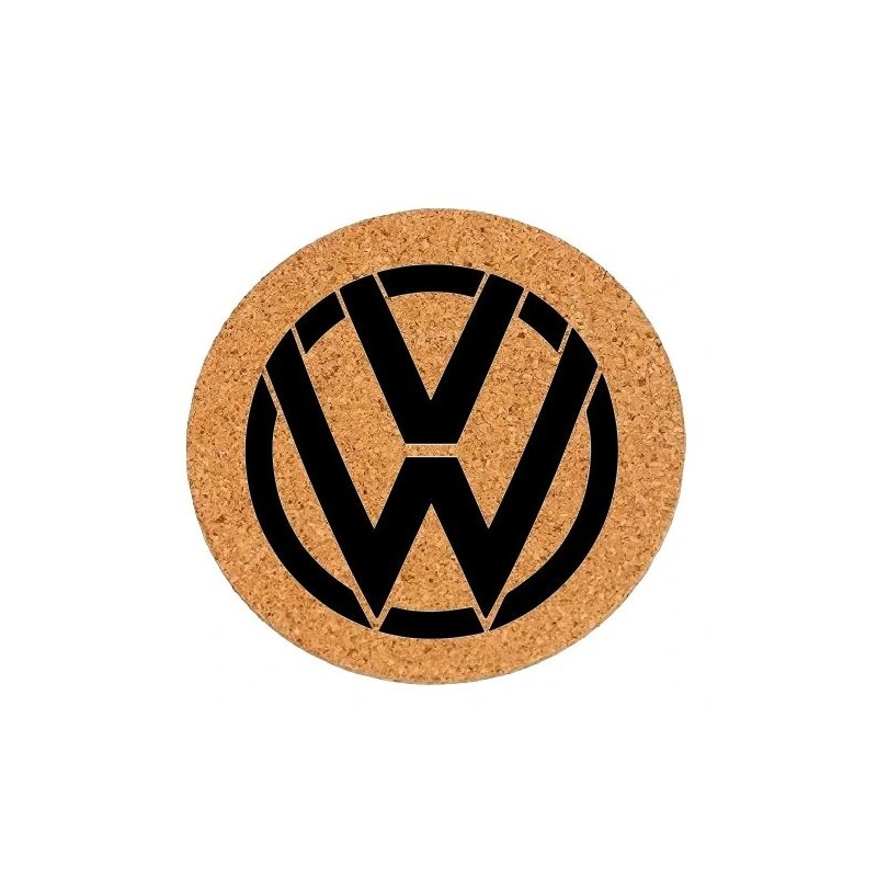 Dessous de plat en liège ou décoration - Logo VW