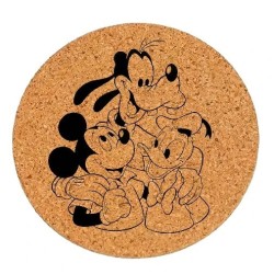 Dessous de plat en liège ou décoration - Mickey