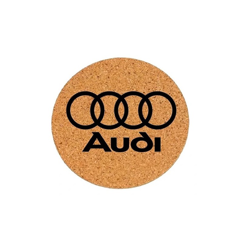 Dessous de plat en liège ou décoration - Logo Audi