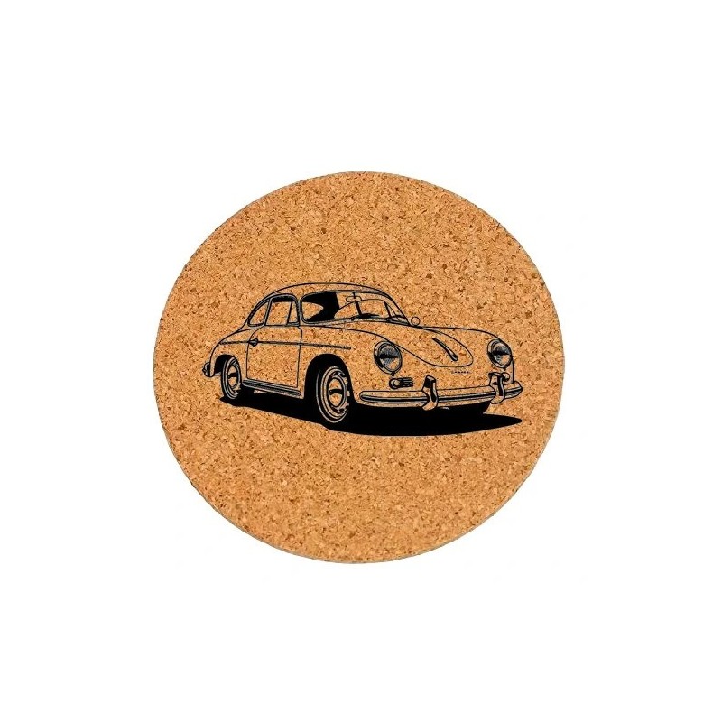 Dessous de plat en liège ou décoration - Porsche 356