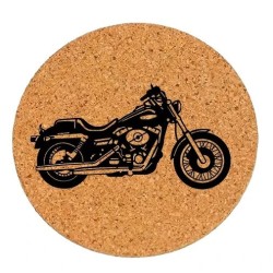 Dessous de plat en liège ou décoration - Harley Davidson