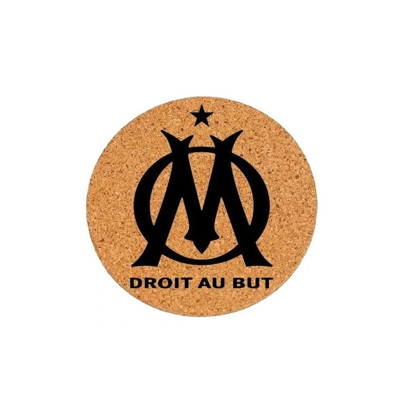 Dessous de plat en liège ou décoration - Logo OM