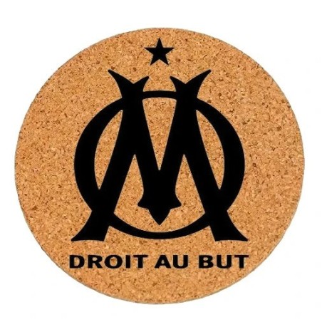 Dessous de plat en liège ou décoration - Logo OM