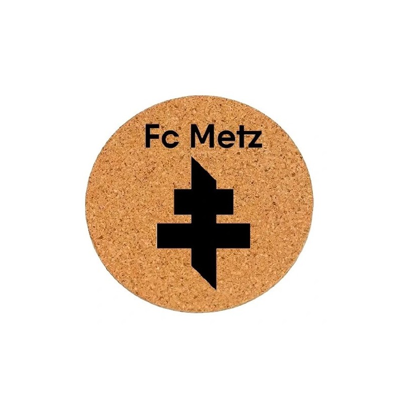 Dessous de plat en liège ou décoration - Logo FC Metz