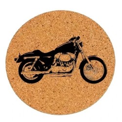 Dessous de plat en liège ou décoration - Harley Davidson