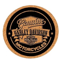 Dessous de plat en liège ou décoration - Logo Harley Davidson