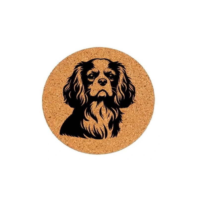 Dessous de plat en liège ou décoration - Cavalier King Charles