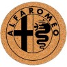 Dessous de plat en liège - Logo Alfa Romeo