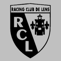 Miroir gravé au laser - Logo Foot - RC Lens
