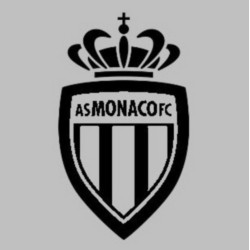 Miroir gravé au laser - Logo Foot - As Monaco
