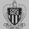 Miroir gravé au laser - Logo Foot - OGC Nice